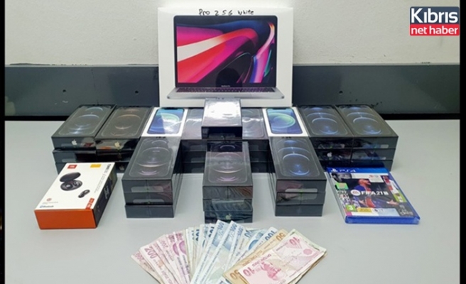 Lefkoşa’da bir mağazadan 39 i-phone çalan hırsızlar yakalandı