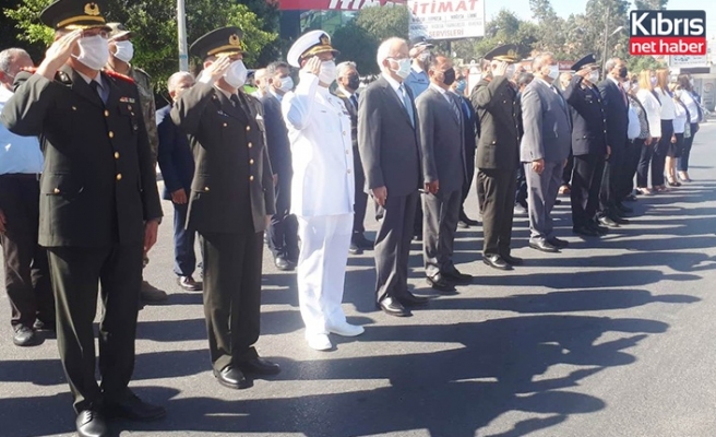 Gazimağusa Zafer Anıtı’nda tören düzenlendi