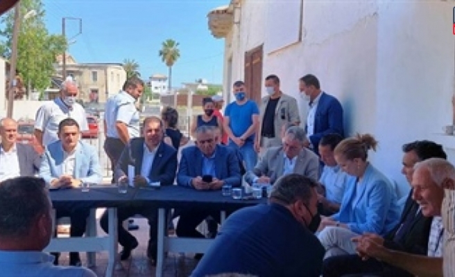 Başbakan Saner, Geçitkale ve Serdarlı'yı ziyaret etti