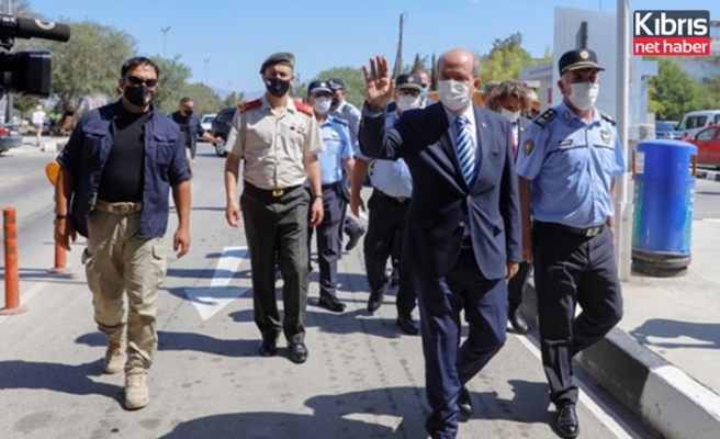 Cumhurbaşkanı Tatar, metehan sınır kapısı'nı ziyaret etti