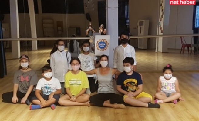 Girne Belediyesi çocuk meclisi, Lefkoşa'da bale atölyesi'ne katıldı