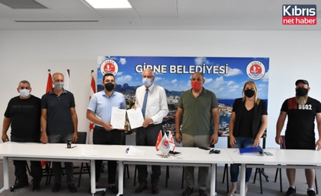 Girne Belediyesi DEV-İŞ’e bağlı Devrimci Genel İş sendikası ile toplu iş sözleşmesi imzaladı
