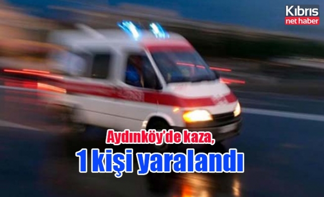 Aydınköy’de kaza, 1 kişi yaralandı
