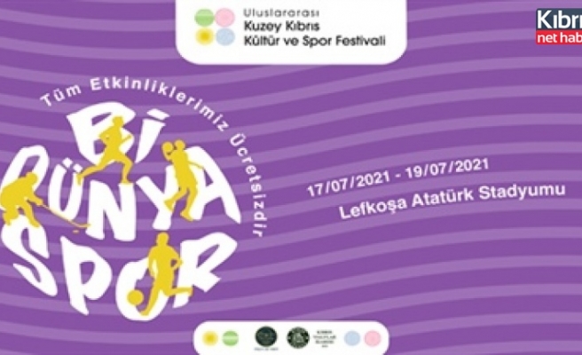 Uluslararası Kuzey Kıbrıs Kültür ve Spor festivali bugün başlıyor