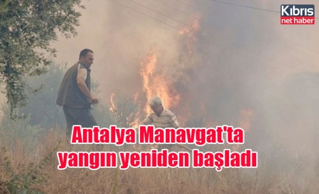 Antalya Manavgat'ta yangın yeniden başladı