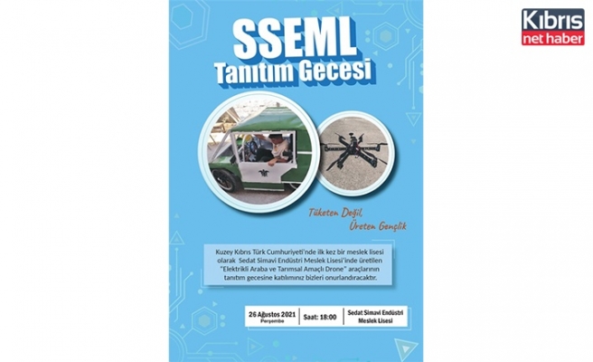 Sedat Simavi Meslek Lisesi’nde üretilen elektrikli araba ve tarımsal amaçlı drone yarın tanıtılıyor