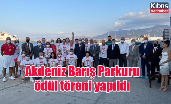 Akdeniz Barış Parkuru ödül töreni yapıldı