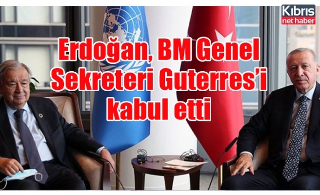 Erdoğan, BM Genel Sekreteri Guterres’i kabul etti