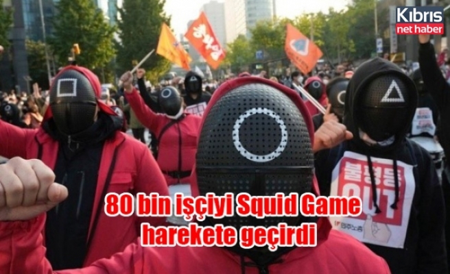 80 bin işçiyi Squid Game harekete geçirdi: Ülke genelinde protesto