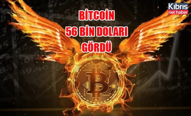 Bitcoin 56 bin doları gördü