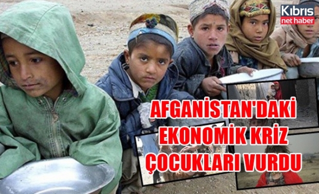 Afganistan'daki ekonomik kriz çocukları vurdu