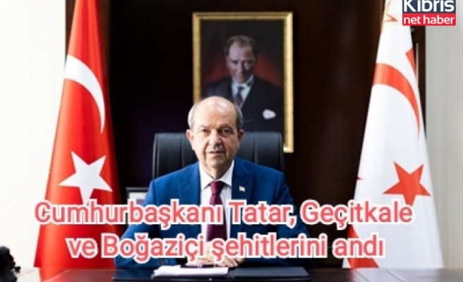 Cumhurbaşkanı Tatar, Geçitkale ve Boğaziçi şehitlerini andı