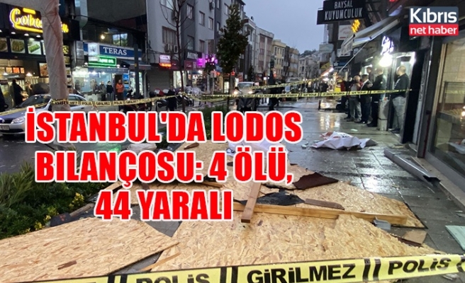 İstanbul'da lodos bilançosu: 4 ölü, 44 yaralı