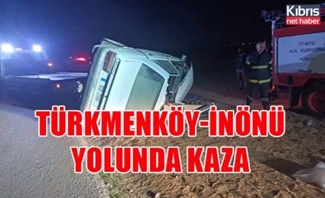 Türkmenköy-İnönü yolunda kaza