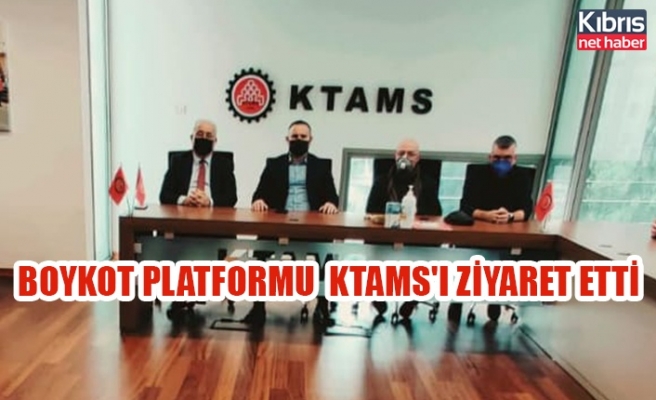 Boykot Platformu  KTAMS'ı ziyaret etti