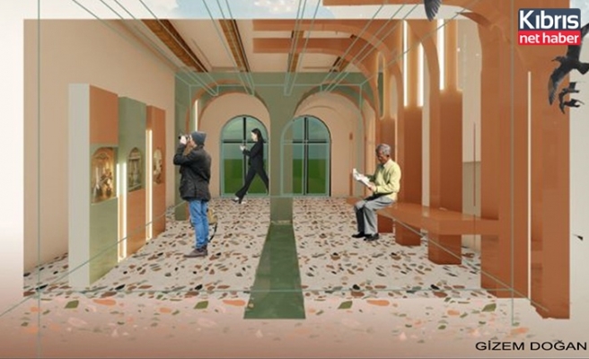 DAÜ iç mimarlık bölümü öğrencileri KKTC kültür evi için tasarladıkları projeleri istanbul başkonsolosu’na sundu