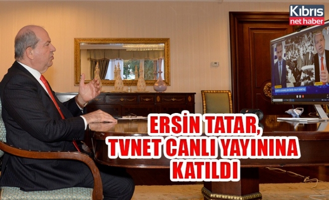 Ersin Tatar, TVNET canlı yayınına katıldı