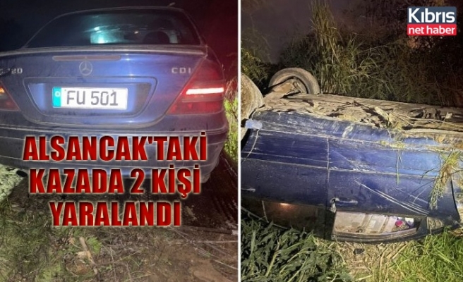 Alsancak'taki kazada 2 kişi yaralandı