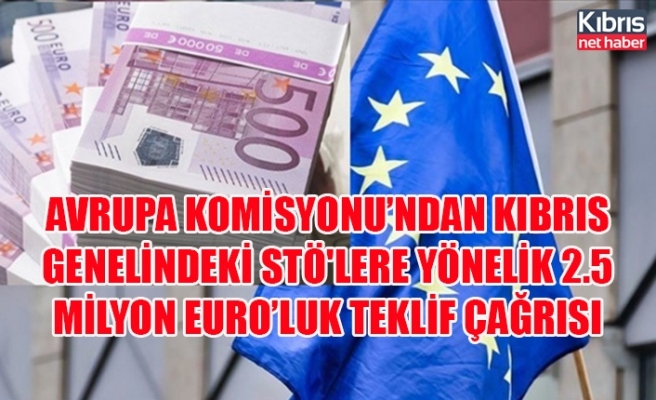 Avrupa Komisyonu’ndan Kıbrıs genelindeki STÖ'lere yönelik 2.5 milyon Euro’luk teklif çağrısı