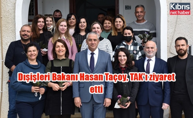 Dışişleri Bakanı Hasan Taçoy, TAK'ı ziyaret etti