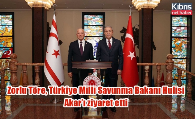 Zorlu Töre, Türkiye Milli Savunma Bakanı Hulisi Akar’ı ziyaret etti