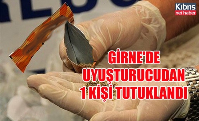Girne'de uyuşturucudan 1 kişi tutuklandı