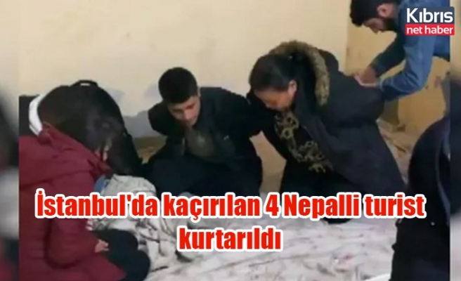 İstanbul'da kaçırılan 4 Nepalli turist kurtarıldı