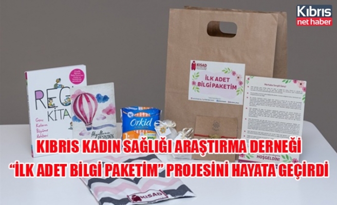 Kıbrıs Kadın Sağlığı Araştırma Derneği “ilk adet bilgi paketim” projesini hayata geçirdi