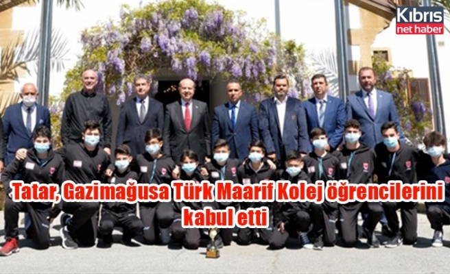 Tatar, Gazimağusa Türk Maarif Kolej öğrencilerini kabul etti