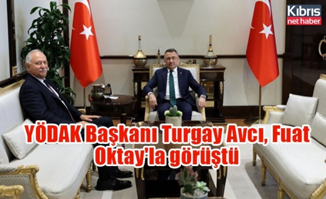 YÖDAK Başkanı Turgay Avcı, Fuat Oktay'la görüştü