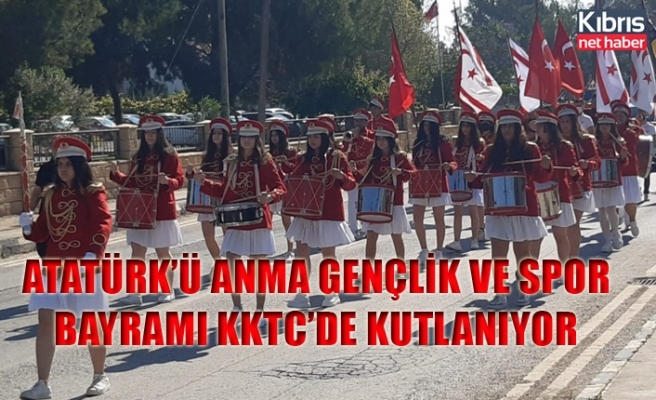 Atatürk’ü Anma Gençlik ve Spor Bayramı KKTC’de kutlanıyor