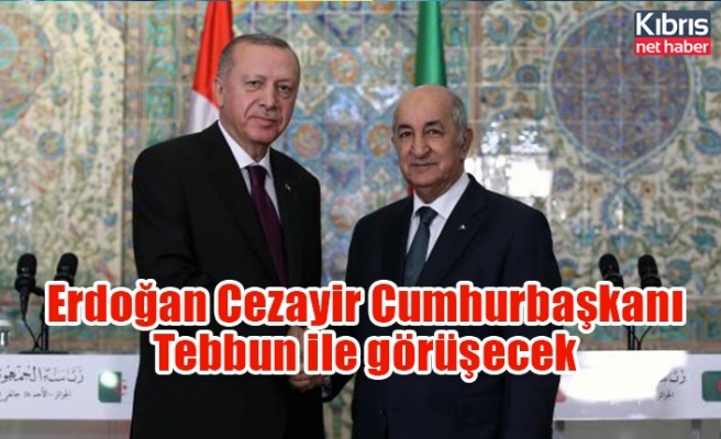 Erdoğan Cezayir Cumhurbaşkanı Tebbun ile görüşecek