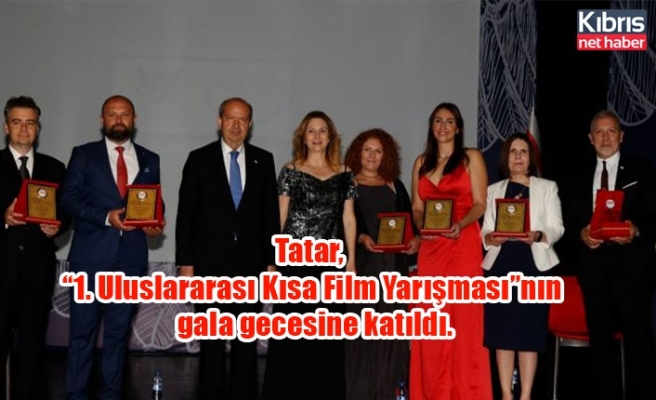 Tatar, Kuzey Kıbrıs Toplumsal Hizmet Kulüpleri Federasyonu tarafından düzenlenen “1. Uluslararası Kısa Film Yarışması”nın gala gecesine katıldı.