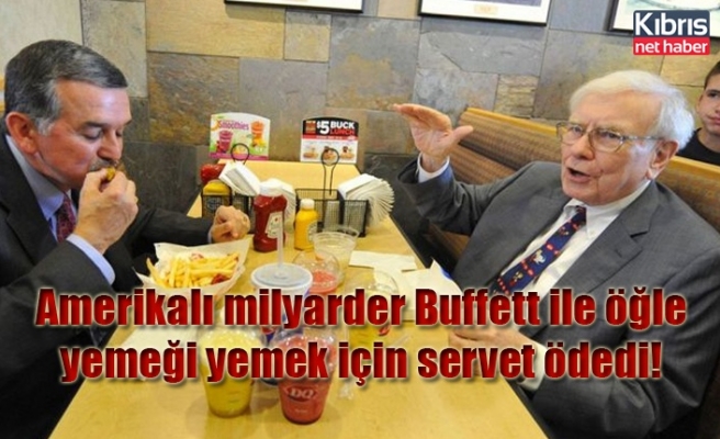 Amerikalı milyarder Buffett ile öğle yemeği yemek için servet ödedi!