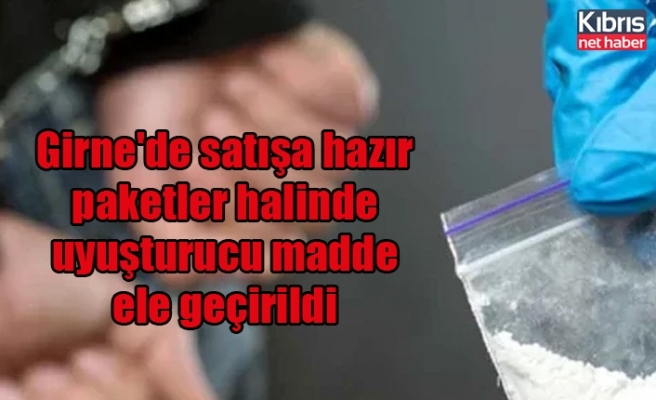 Girne'de satışa hazır paketler halinde uyuşturucu madde ele geçirildi