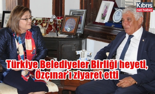 Türkiye Belediyeler Birliği heyeti, Özçınar’ı ziyaret etti