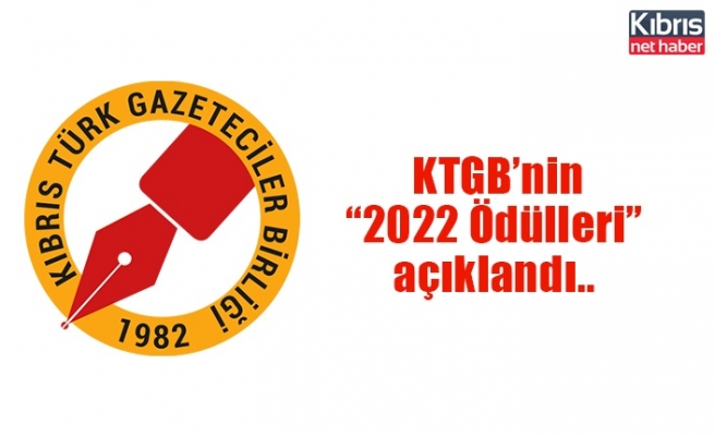 KTGB’nin “2022 Ödülleri” açıklandı..