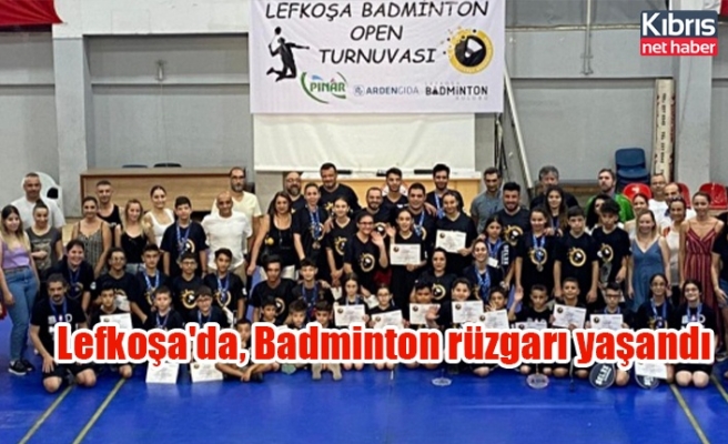 Lefkoşa'da, Badminton rüzgarı yaşandı