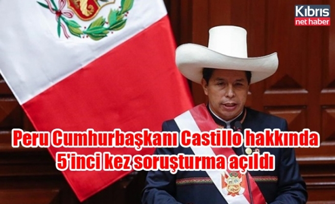 Peru Cumhurbaşkanı Castillo hakkında 5'inci kez soruşturma açıldı