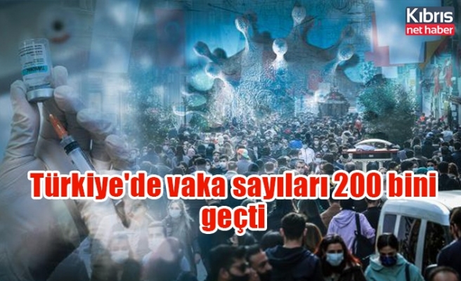 Türkiye'de vaka sayıları 200 bini geçti
