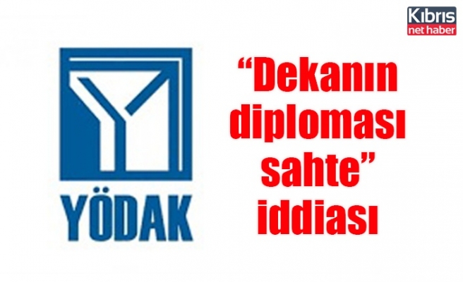 “Dekanın diploması sahte” iddiası