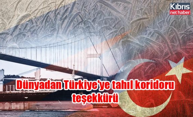 Dünyadan Türkiye'ye tahıl koridoru teşekkürü