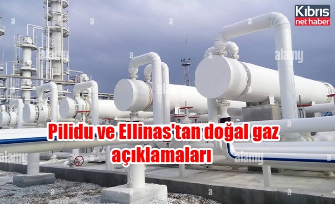 Pilidu ve Ellinas'tan doğal gaz açıklamaları