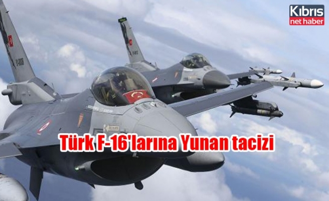 Türk F-16'larına Yunan tacizi