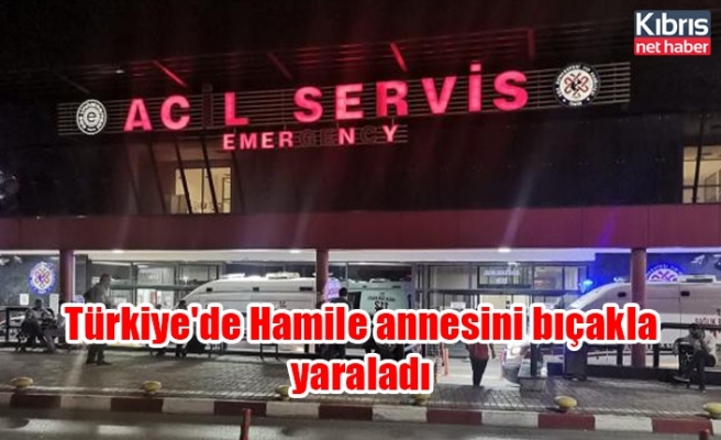 Türkiye'de Hamile annesini bıçakla yaraladı