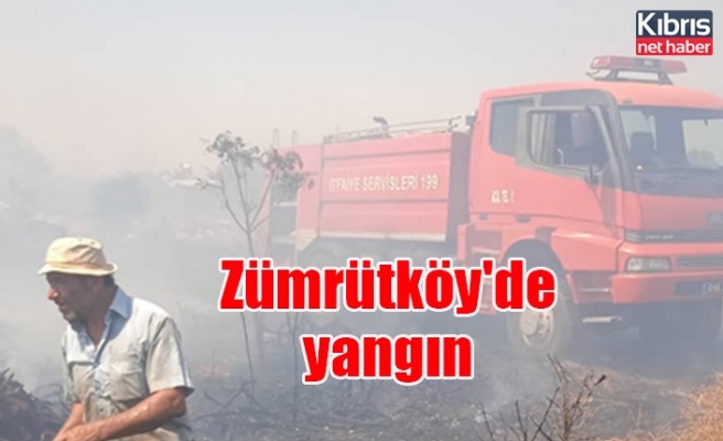 Zümrütköy'de yangın