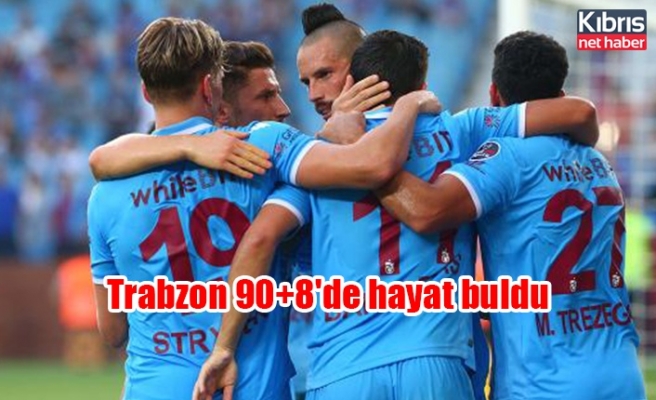Trabzon 90+8'de hayat buldu