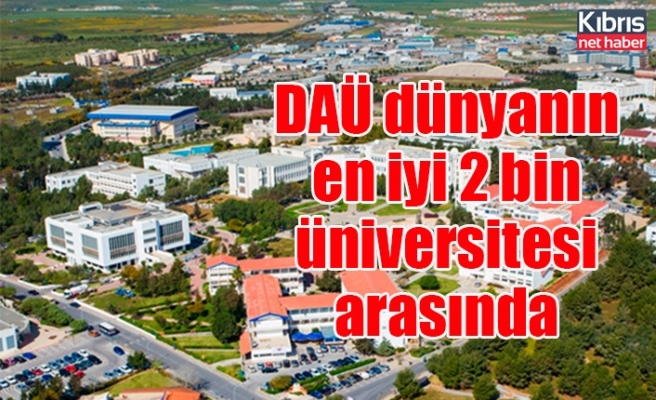 DAÜ dünyanın en iyi 2 bin üniversitesi arasında