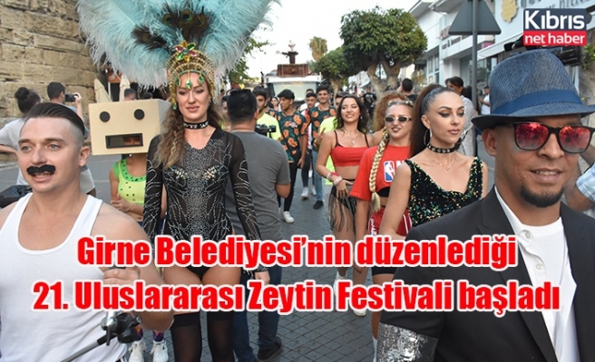 Girne Belediyesi’nin düzenlediği 21. Uluslararası Zeytin Festivali başladı