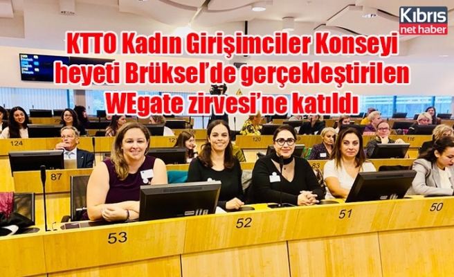 KTTO Kadın Girişimciler Konseyi heyeti Brüksel’de gerçekleştirilen WEgate zirvesi’ne katıldı